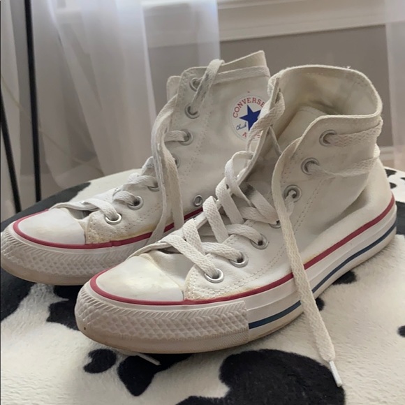 Converse Shoes - White converse high tops